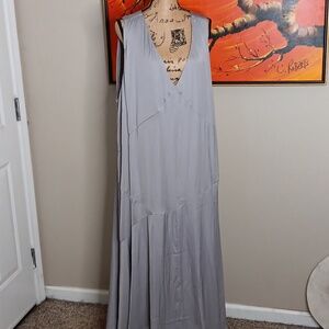 Universal Standard Silver Gray Maxi Dress Size 2x NWT